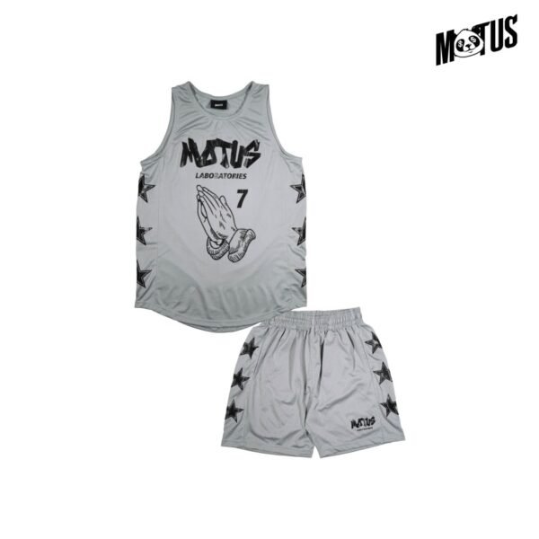 DEO GRATIAS MULTICOLOR SHORTPANT- GREY - Image 2