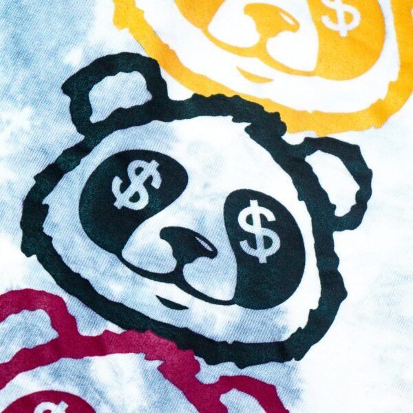 TIE DYE SEAFOAM RICH PANDA T-SHIRT - Image 3