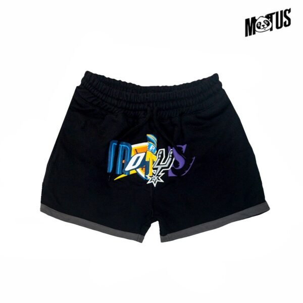 LOGO COLLAGE BLACK SHORT