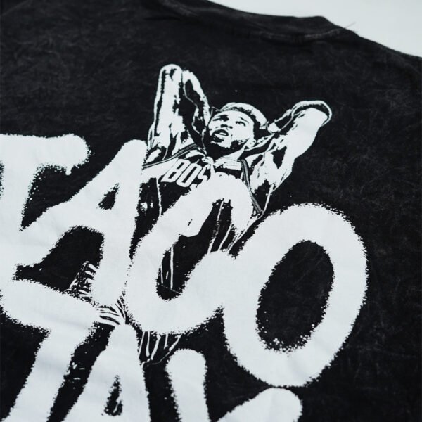 BIG DEUCE BLACK WASHED TEE - Image 4