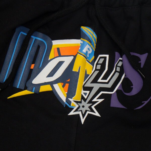 LOGO COLLAGE BLACK SHORT - Image 2